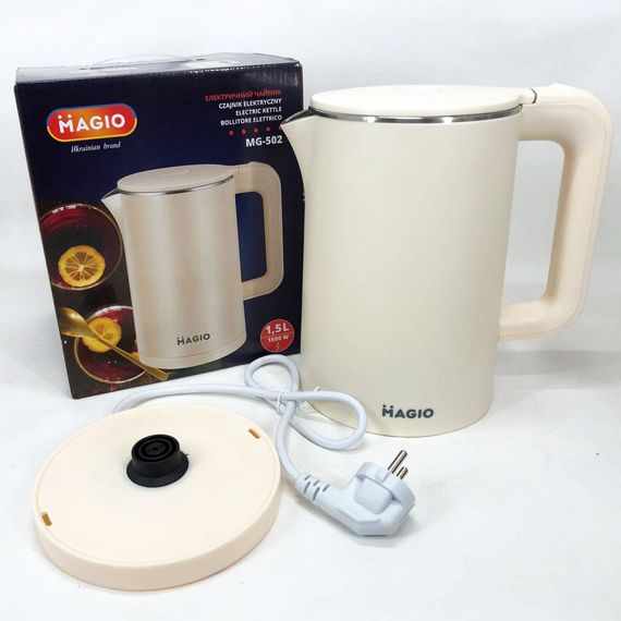 Качественные электрочайник MAGIO MG-502, Электрочайник отличный, Лучший BP-552 бюджетный электрочайник | Зображення 1