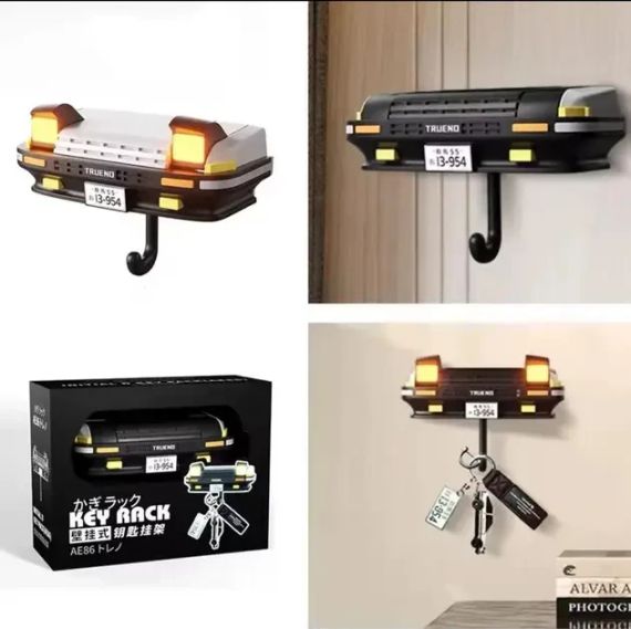 Настенный держатель для ключей Toyota AE86 Trueno с подсветкой фар | Зображення 5