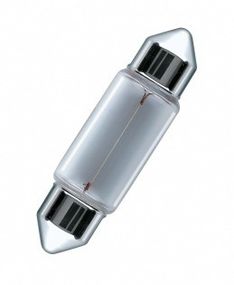 Покажнена лампа розжарювання OSRAM 6461 C10W 36 mm 12 V SV8.5-8 5X10FS