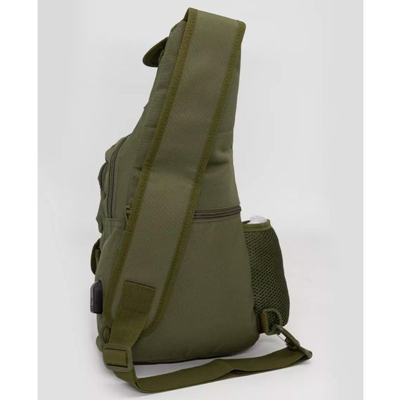 Мужская сумка-слинг тактическая плечевая, Сумка мужская тактика брезентовая сумка через плечо JX-45 | Зображення 1