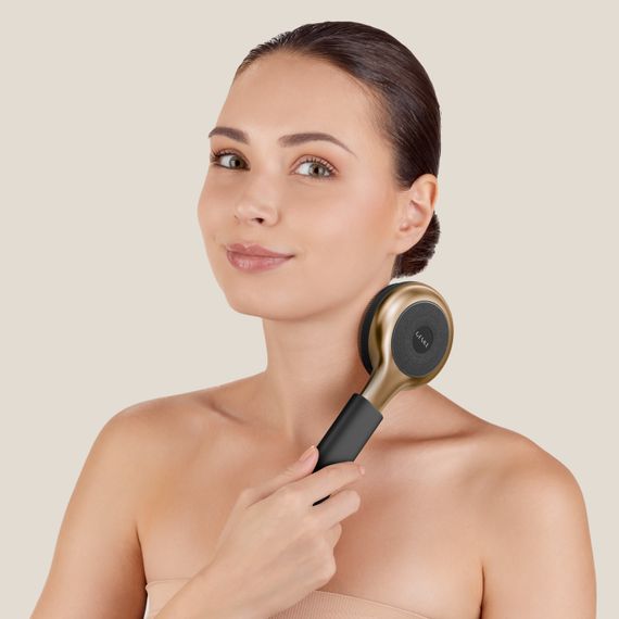 Ультразвуковая щетка для всего тела GESKE Sonic Full-Body Brush&Intensive Exfoliator 8в1 starlight, Серый | Зображення 3