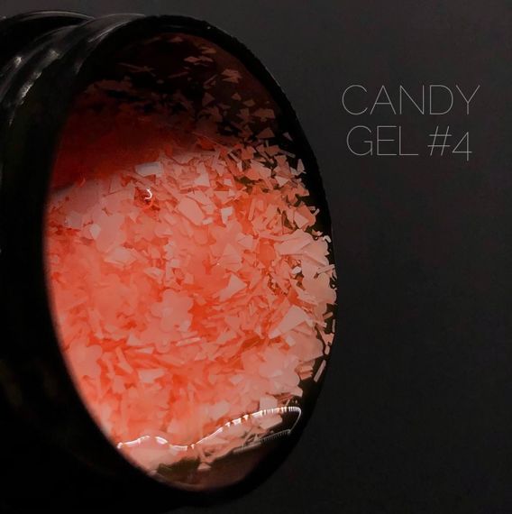 Гель для дизайна ногтей Crooz Candy Gel 04 (оранжевый) 5мл | Зображення 3