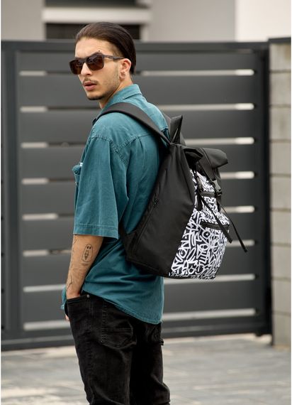 Чоловічий рюкзак Sambag ROLLTOP ZARD GRAPHITY 41 х 30 х 16 см (24238715m) | Зображення 9