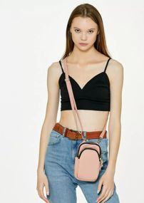 Сумка жіноча Sambag Modena пудра 19 х 11 х 3 см (96093006)