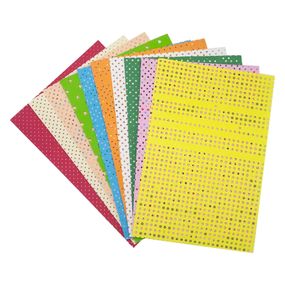 Набор фоамирана 859562 А4, 1,0 мм, 10 листов, с дырочками разных фигур