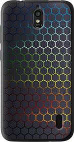 Чехол на Huawei Ascend Y625 Переливающиеся соты "498u-161-17620"