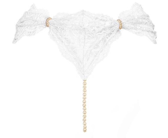 Стринги Bracli ACapricho Paris Белые M | Зображення 1