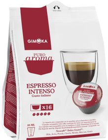 Кава в капсулах Dolce Gusto (Nescafe) Gimoka Intenso 16 шт., Італія (Нескафе Дольче Густо)