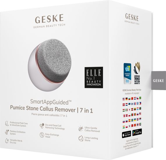 Набор для ухода за стопами GESKE Pumice Stone Callus Remover 7в1 starlight | Зображення 6