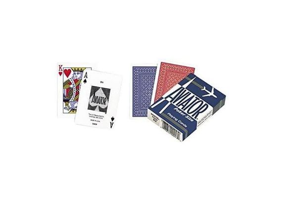 Карти гральні Aviator Standard Index (red, blue) 1 колода | Зображення 2
