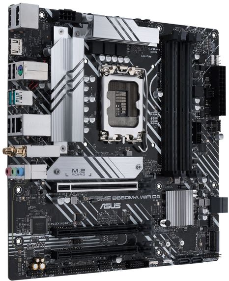Материнcкая плата ASUS PRIME B660M-A WIFI D4 s1700 B660 4xDDR4 M.2 HDMI DP Wi-Fi BT mATX 90MB1AE0-M1EAY0 | Зображення 4
