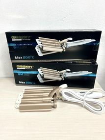 Плойка для завивки волос пять волн Gemei GM2851 тройная mm (5 Волн)