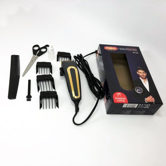 Машинка для стрижки волосся MAGIO MG-593, Професійна електробритва для стрижки волосся домашня | Зображення 4
