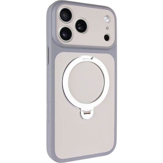 Чохол Ummi Full Camera with Magnetic Fit HQ Ring для Apple iPhone 18 Pro / 17 Pro (6.3") Grey