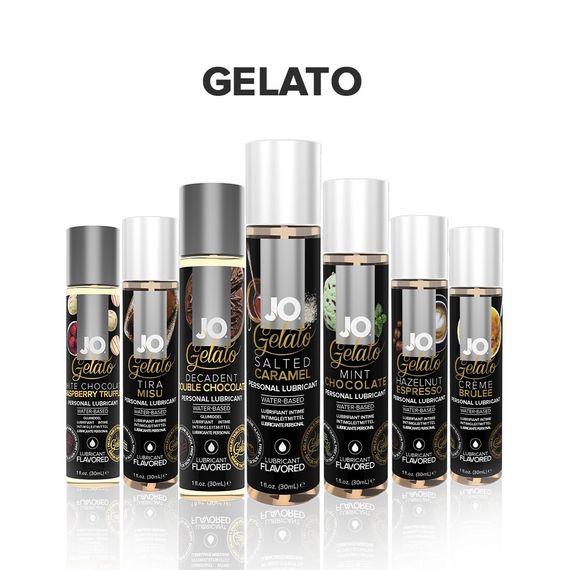 Змазка на водній основі JO GELATO Salted Caramel (30 мл) без цукру, парабенів та пропіленгліколю | Зображення 4