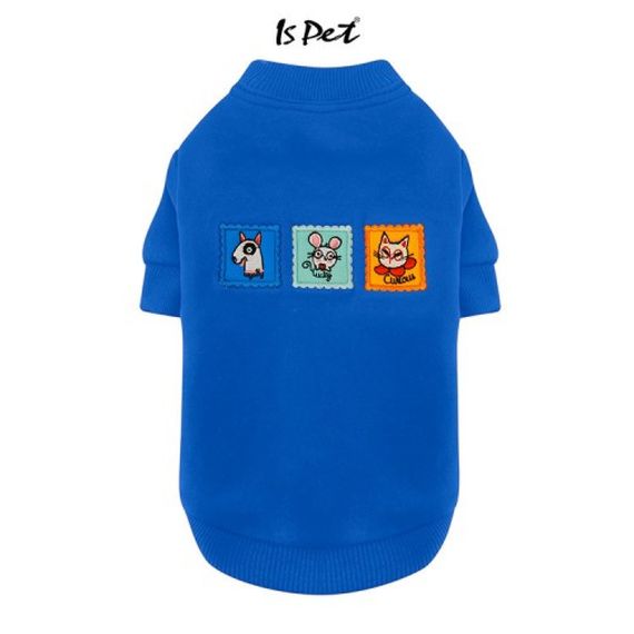 Толстовка для собак Is Pet FAMILY LOOK "Кошки Мышки" синий
