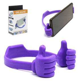 Держатель для смартфона "Ok, stand" INV174, в коробке Фиолетовый