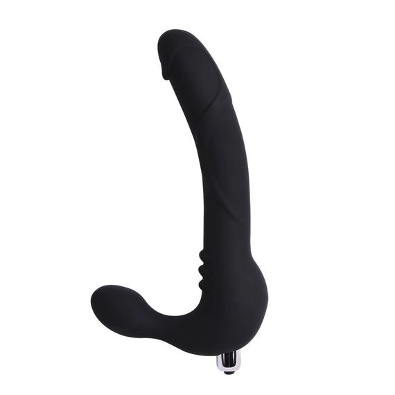 Страпон безремневой Chisa Black Mont со съемной вибропулей sexstyle | Зображення 1