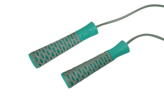 Скакалка PowerPlay 4206 Jump Rope PRO+ Сіро-м'ятна (2,75m.) | Зображення 3
