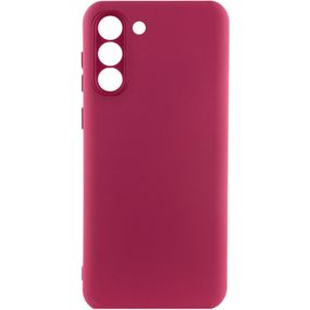Чохол Silicone Cover Lakshmi Full Camera (A) для Samsung Galaxy S23+, Бордовый