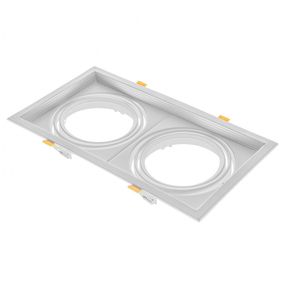 Светильник врезной  поворотный ML-020/2 AR111 WH G53