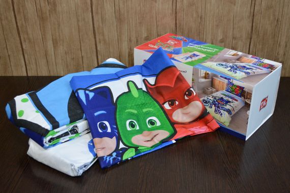 Постільна білизна TAC Disney 160×220 см PJ Masks | Зображення 1