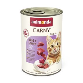 Animonda Carny вологий корм з яловичиною та ягням для котів 400 гр