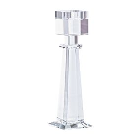 Свічник 22.5 (см) скляний високий HP36560M