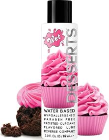 Їстівний Лубрикант WET Desserts Frosted Cupcake( зі смаком кексу) 89 мл Sex Aura