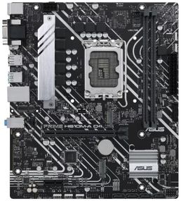 Материнcкая плата ASUS PRIME H610M-A D4-CSM s1700 H610 2xDDR4 M.2 HDMI D-Sub DP mATX 90MB19P0-M0EAYC