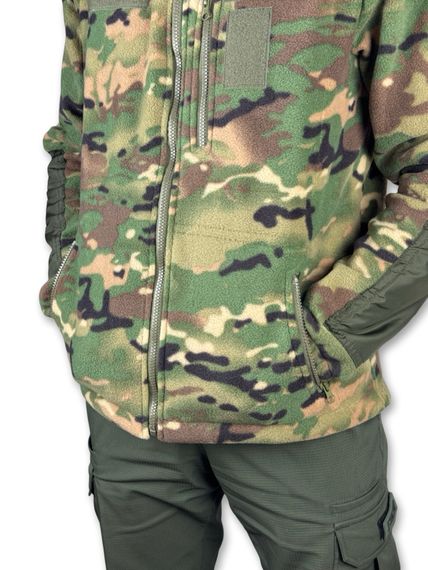 Тактична чоловіча флісова кофта, Колір: Мультикам Розмір: 48 | Зображення 9