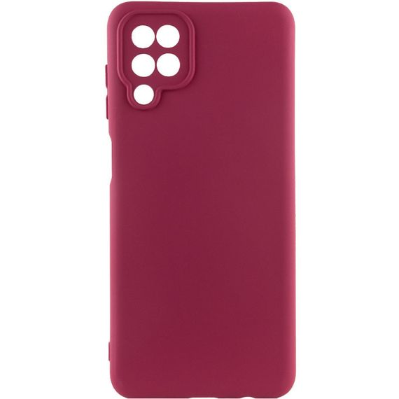 Чехол Silicone Cover Lakshmi Full Camera (A) для Samsung Galaxy M33 5G Full camera, Зелений/Dark Green Full camera, Бордовий/Marsala