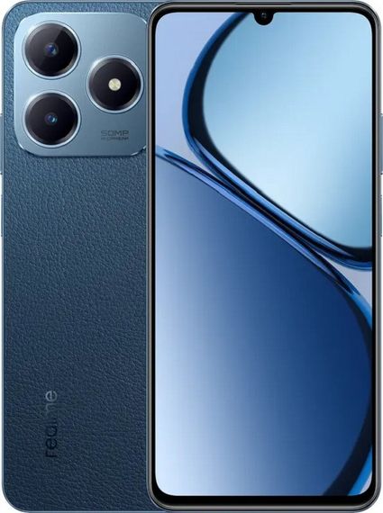 Смартфон Realme C63 RMX3939 6/128GB 50МП / NFC/  зарядка 45Ват Leather Blue