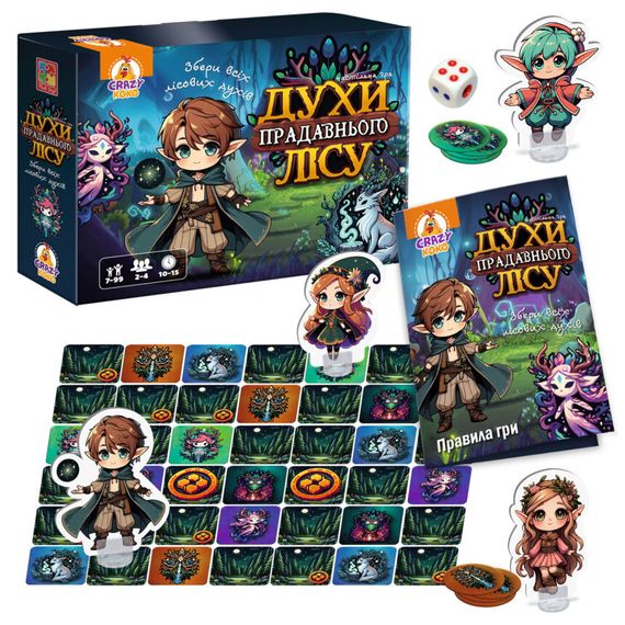 Игра настольная "Духи древнего леса" VT8055-48, 4 персонажа | Зображення 1