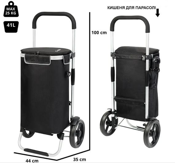 Cумка-візок ShoppingCruiser Allround Black (650064) | Зображення 5