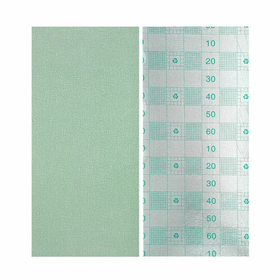 Самоклеючі шпалери 2800х500х1,5мм Зелений з білим YM-11 (D) SW-00002019 | Зображення 3