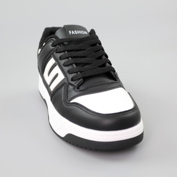 Кеди чоловічі 589579 Чорно-білі 40 41 42 43 44 45 | Зображення 1