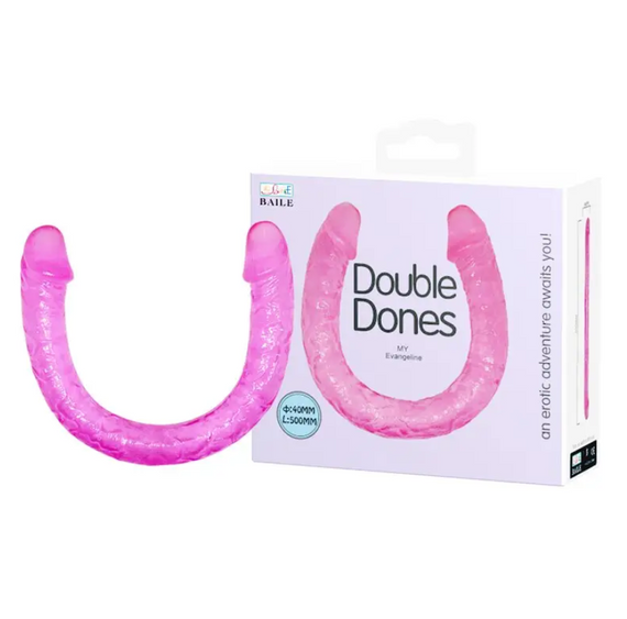 Подвійний Фалоімітатор "Double Dones" L485 mm D35mm Sex Aura | Зображення 1