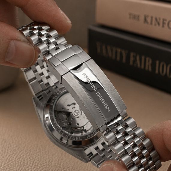 Чоловічий годинник Pagani Design PD-1645 Silver-Black | Зображення 4