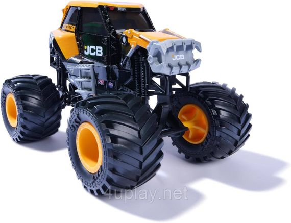 Монстр-трак Monster Jam JCB DIGatron 1:24 Екскаватор Оригінал Металевий кузов | Зображення 2