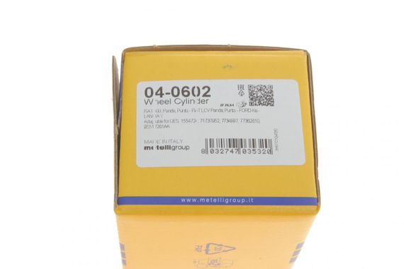 Циліндр гальмівний задній Fiat 500 Panda Ford Ka 93- d=20.64mm  04-0602 | Зображення 3