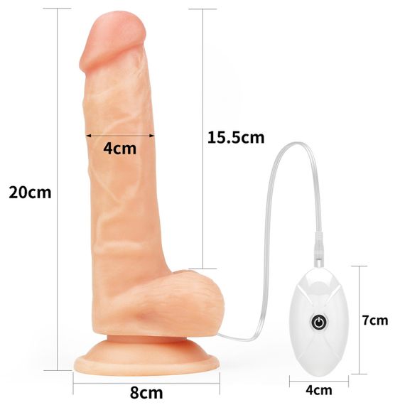 Жіночий страпон з вібрацією Easy Strapon Set 7.5'' Sex Aura | Зображення 9