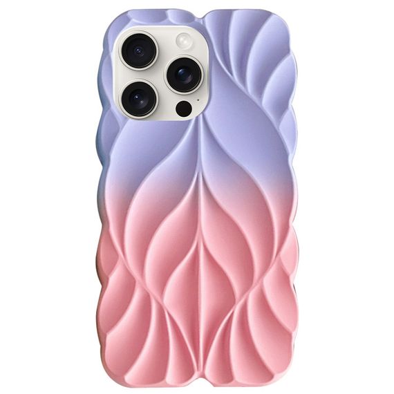 TPU чохол Leaf для Apple iPhone 14 Pro (6.1") Lilac / Pink