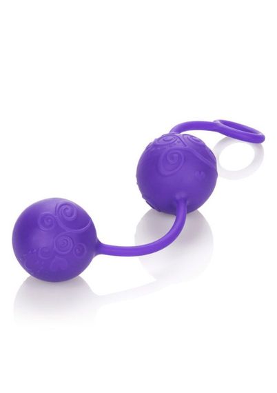 Вагінальні кульки силіконові Posh Silicone O Balls фіолетові California Exotic sexstyle