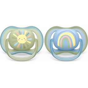 Пустышка Philips AVENT Ultra Air 0-6 міс. 2 шт (SCF085/58)