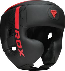 Боксерский шлем RDX F6 KARA Matte Red XL