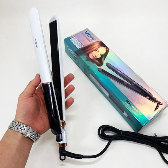 Широка праска для випрямлення волосся, Праска-випрямляч для волосся з терморегулятором XP-65 | Зображення 1