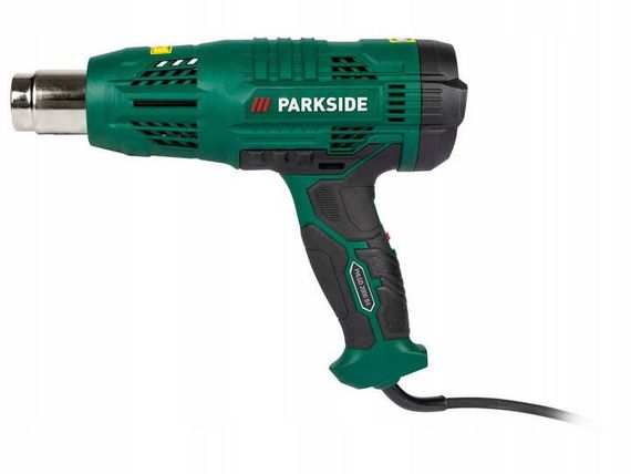 Строительный тепловой фен Parkside PHLGD 2000 B4 мощность 2000W, 50-650C, ЖК-дисплей | Зображення 1