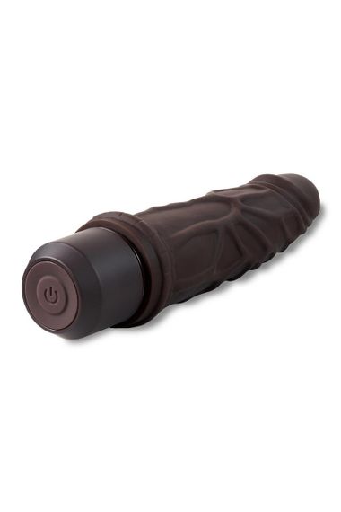 Вібратор реалістичний Blush Dr. Skin Dr. Robert на батарейках, коричневий sexstyle | Зображення 3