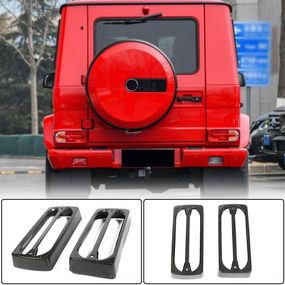 Накладки на задні ліхтарі (Сухий карбон) для Mercedes G сlass W463 1990-2018 рр